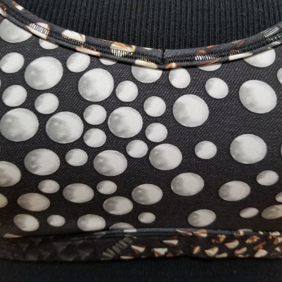 Reebok sports bra XS stud print racerback PlayIce pullover style workout gym - Picture 8 of 15